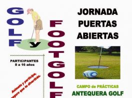 Jornadas de puertas abiertas de Golf & Footgolf el sábado 8 de Noviembre en el Antequera Golf