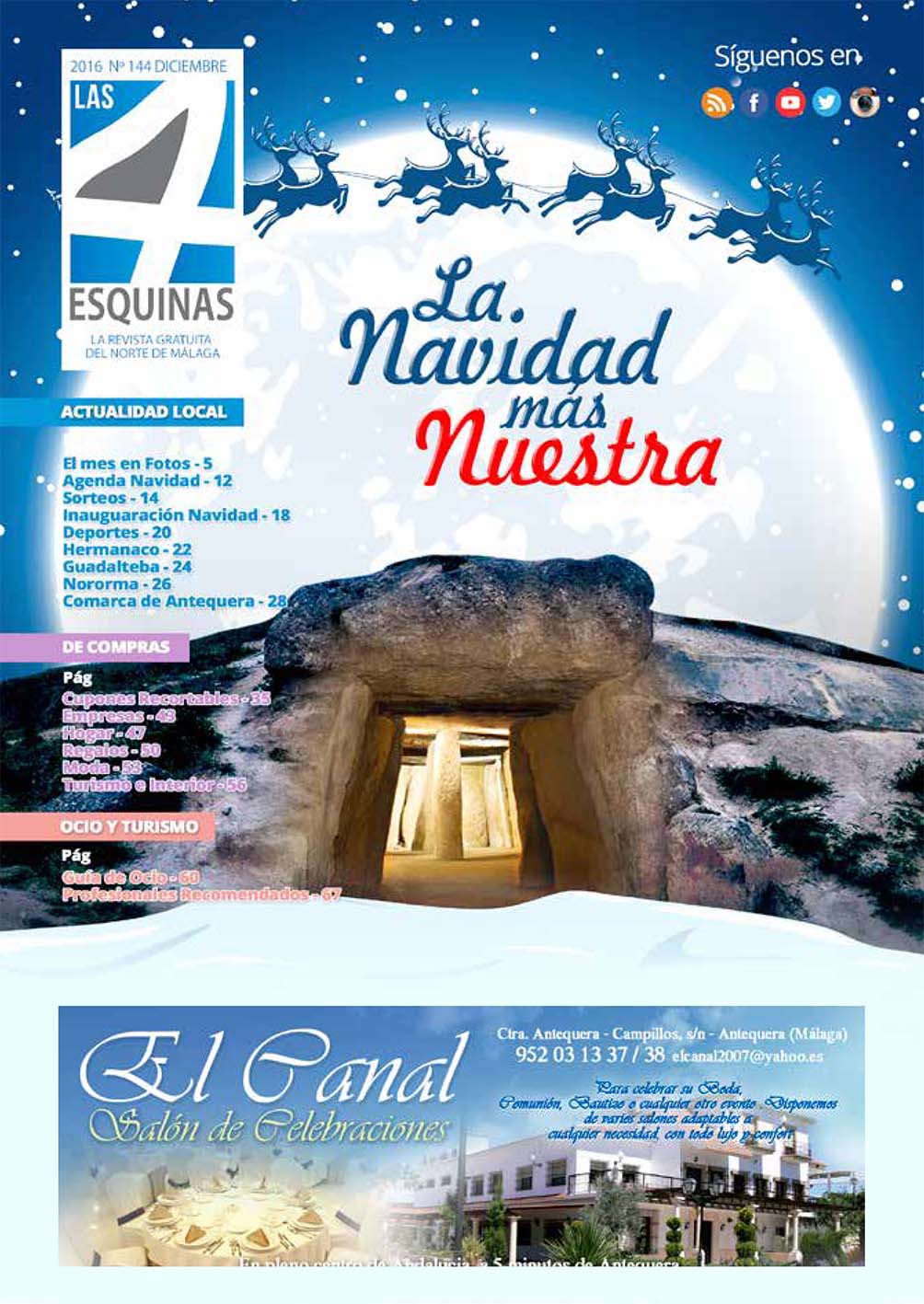 Revista Las 4 esquinas diciembre 2016