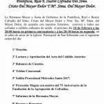 CABILDO MAYOR DOLOR ANTEQUERA