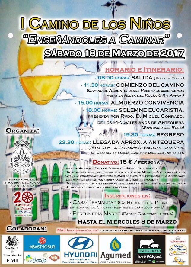 camino rocio niños antequera