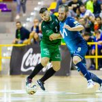 Juanra presiona a Solano – BeSoccer CD UMA Antequera – Movistar Inter FS