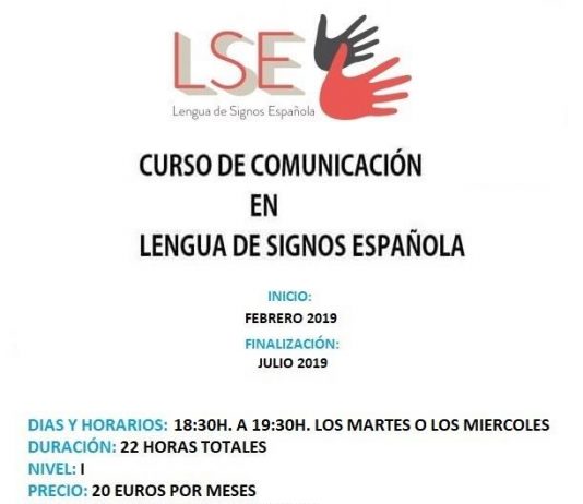 Alameda imparte un curso de comunicación en legua de signos