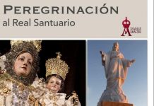 Peregrinación al Santuario de Aras con motivo del Año Jubilar del Sagrado Corazón y salida extraordinaria de la Patrona de Lucena
