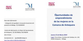 Antequera acoge unas jornadas sobre emprendimiento femenino el 21 de marzo