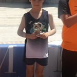 Javier Ramos en el podium Carrera Popular Villa de Sayalonga