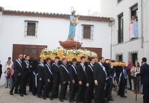 María Auxiliadora procesiona este viernes en Antequera pasando por San Pedro y regresando por Lucena