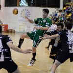 Adrián Santamaría en un partido de esta temporada