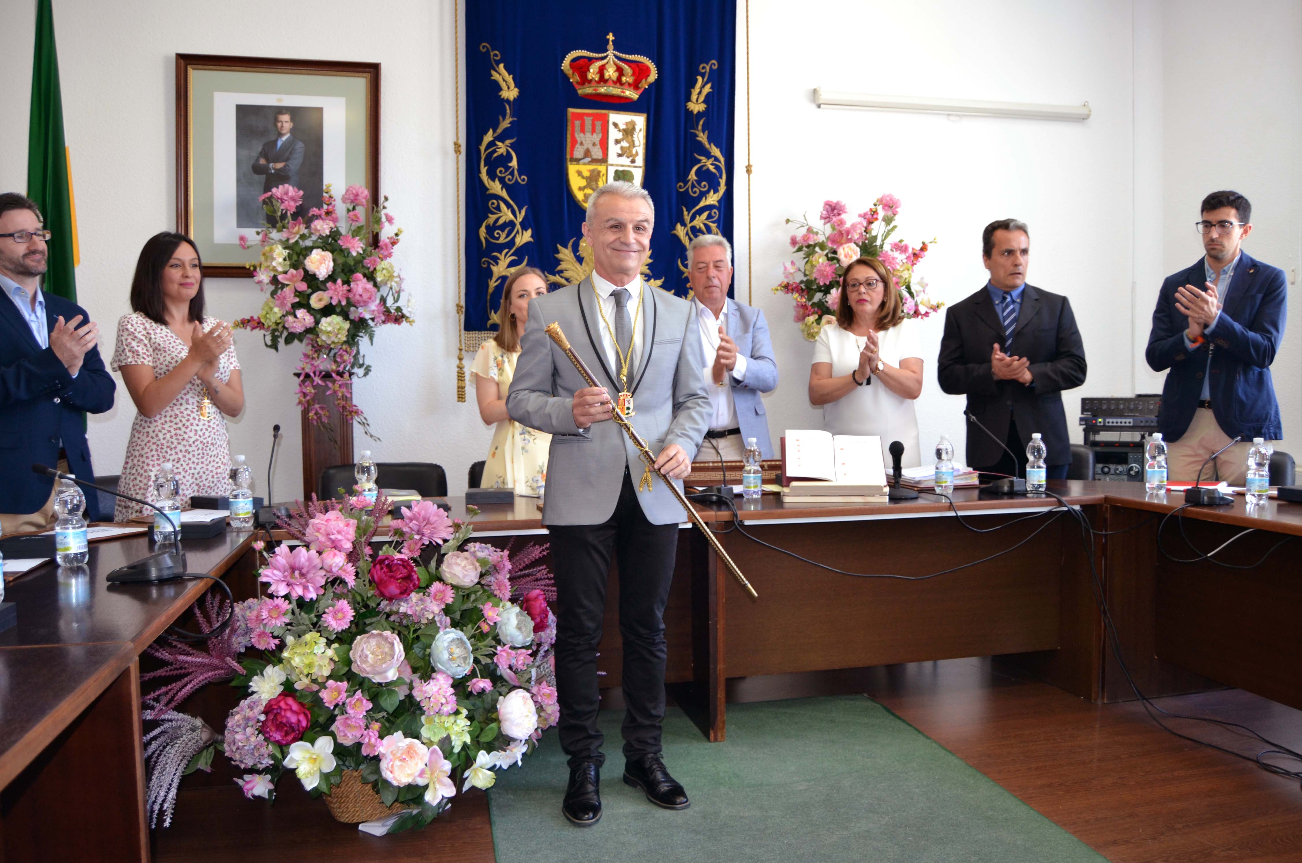 Francisco Guerrero tras tomar posesión como alcalde de Campillos