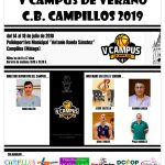 Cartel V Campus de Verano del CB Campillos