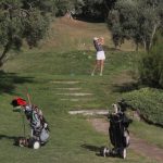 Primer dia del campeonato de golf universitario
