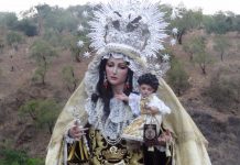 La Virgen del Carmen de Olías se trasladara en procesión de bajada este sábado en Málaga