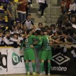 Celebración del 3-1 con los niños