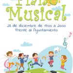 Cartel piano musical – Navidad