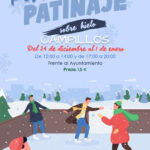 Cartel pista de patinaje Navidad 2021