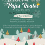 Cartel visita de los pajes reales Navidad 2021