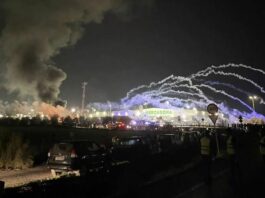 Los antidisturbios disuelven a la fuerza la protesta de agricultores en Antequera