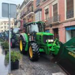La tractorada llega al centro de Antequera en el cuarto día de protestas