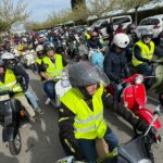 Más de un centenar de motos toman Antequera en la séptima edición de la ‘Vespepe’