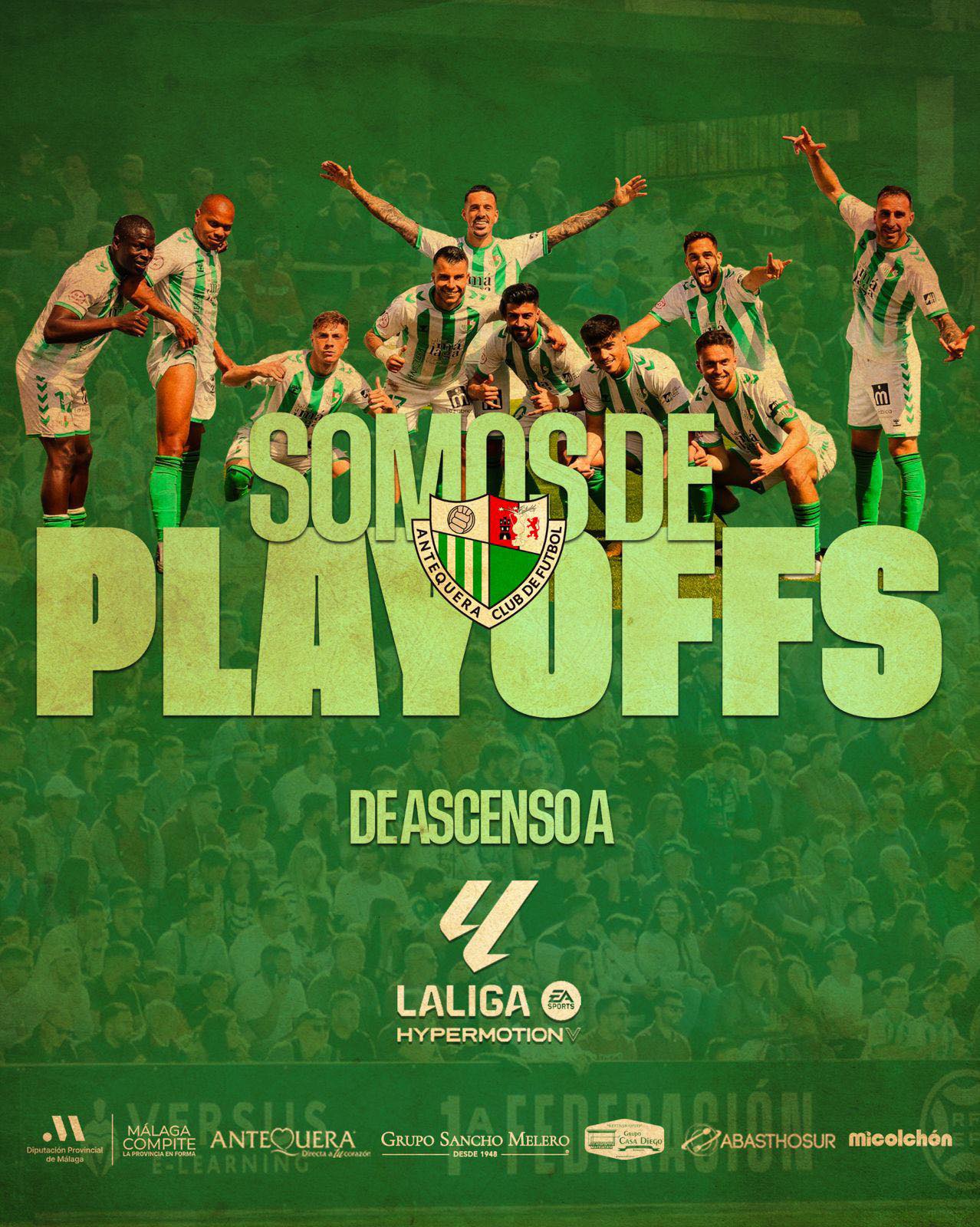 DEPORTE El Ayuntamiento instalara una pantalla gigante para disfrutar del playoff de ascenso del Antequera CF