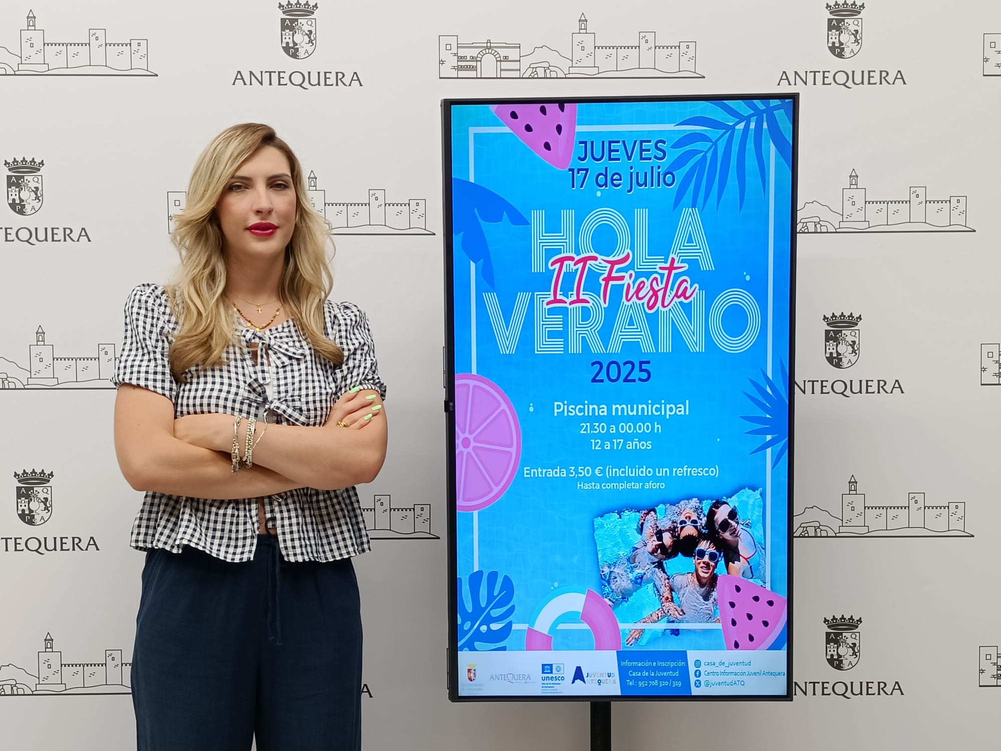 ANTEQUERA Antequera da la bienvenida al verano con una fiesta juvenil en la piscina municipal el 17 de julio
