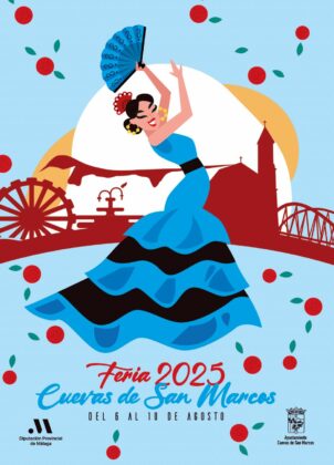 Cartel de la Feria de Agosto de Cuevas de San Marcos 2025