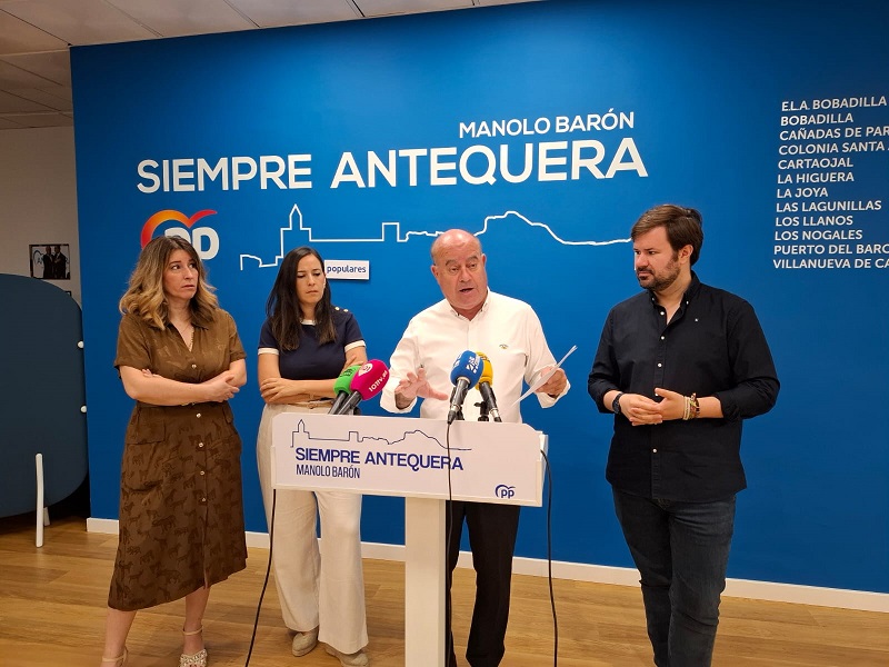 POLITICA El PP instara al Ministerio de Tranportes a solucionar el deterioro del vial de acceso a la A 45 desde la rotonda del Romeral