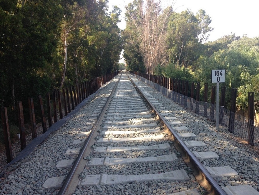 Tramo Almoraima Algeciras Obra finalizada Renovacion de Via PK 9100