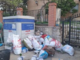 Denuncian vertimiento ilegal de basura fuera de los contenedores en Valle de Abdalajís