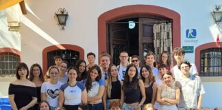 Cuevas Bajas se convierte en un punto de encuentro internacional y recibe a 34 jóvenes de diferentes países