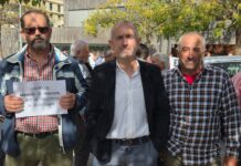 Agricultores se unen en Antequera en apoyo a un compañero investigado por participar en las protestas del campo: «No somos delincuentes»