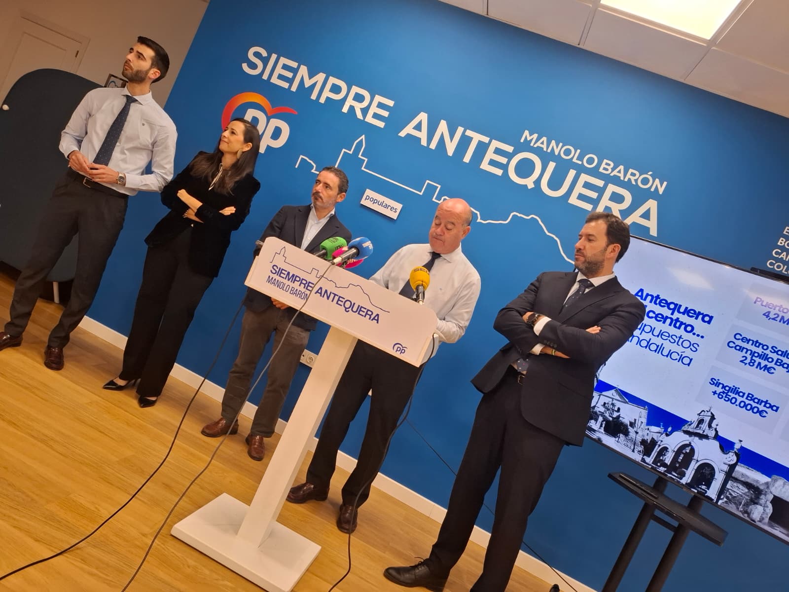 POLITICA El PP defiende los presupuestos de la Junta de Andaluciap para Antequera