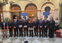 Los Premios Juan Manuel Gómez Serrano reconocen por sexto año la labor de los cuerpos de seguridad en Antequera