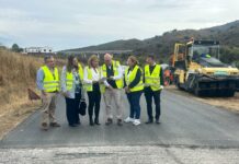 La Diputación mejora una de las vías de acceso a Casabermeja con una inversión de 196.000 euros