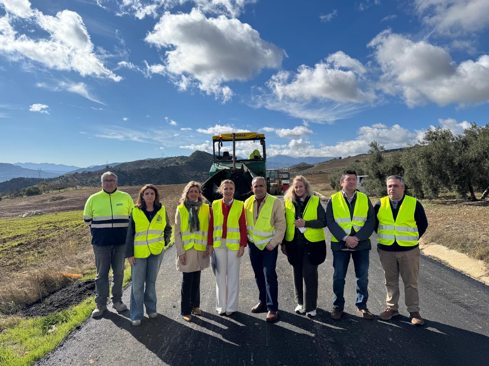 La Diputación invierte 155.000 euros en la mejora de la carretera que conecta Valle de Abdalajís con el Caminito del Rey 5 obras en ma 4401 2
