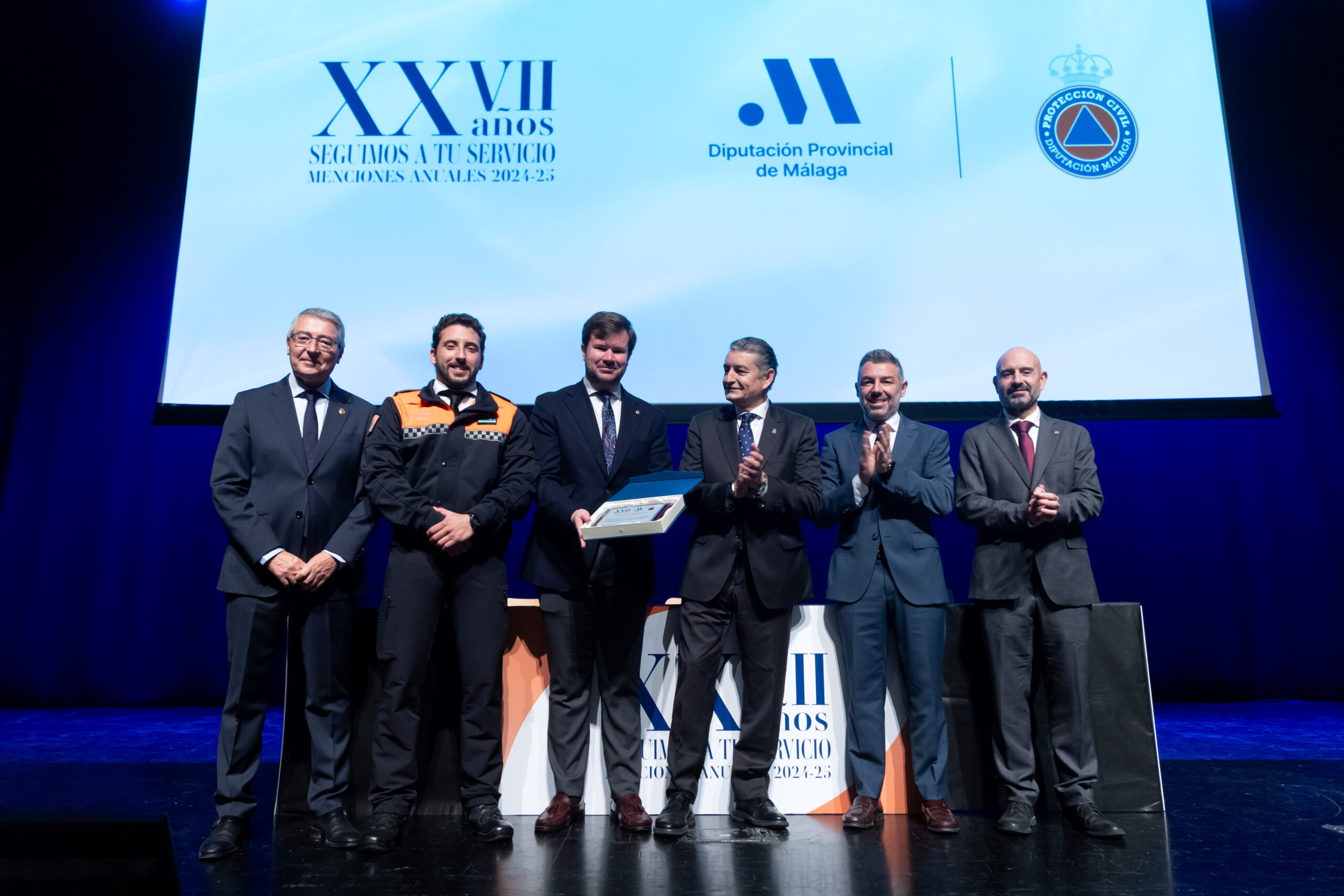 Diputación reconoce la trayectoria de Protección Civil de Antequera, Alameda y Fuente de Piedra 9 reconocimientos proteccion civil 2025 antequera scaled