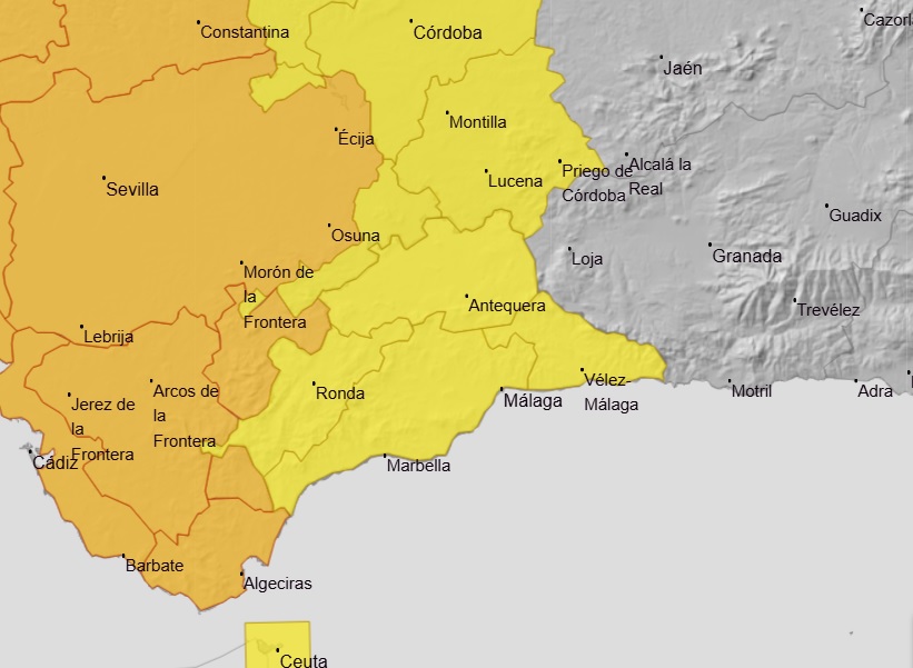 La AEMET vuelve a activar el aviso amarillo por lluvias y tormentas en la comarca de Antequera 5 tiempo