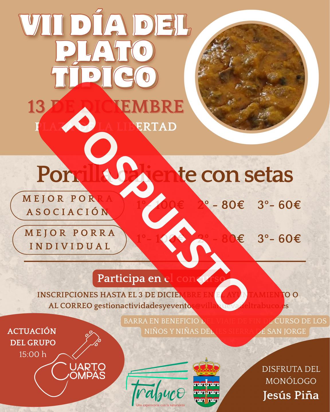 Villanueva del Trabuco aplaza el Día del Plato Típico por previsión de lluvia 5 598582432 1159644076344532 4235467171911401102 n