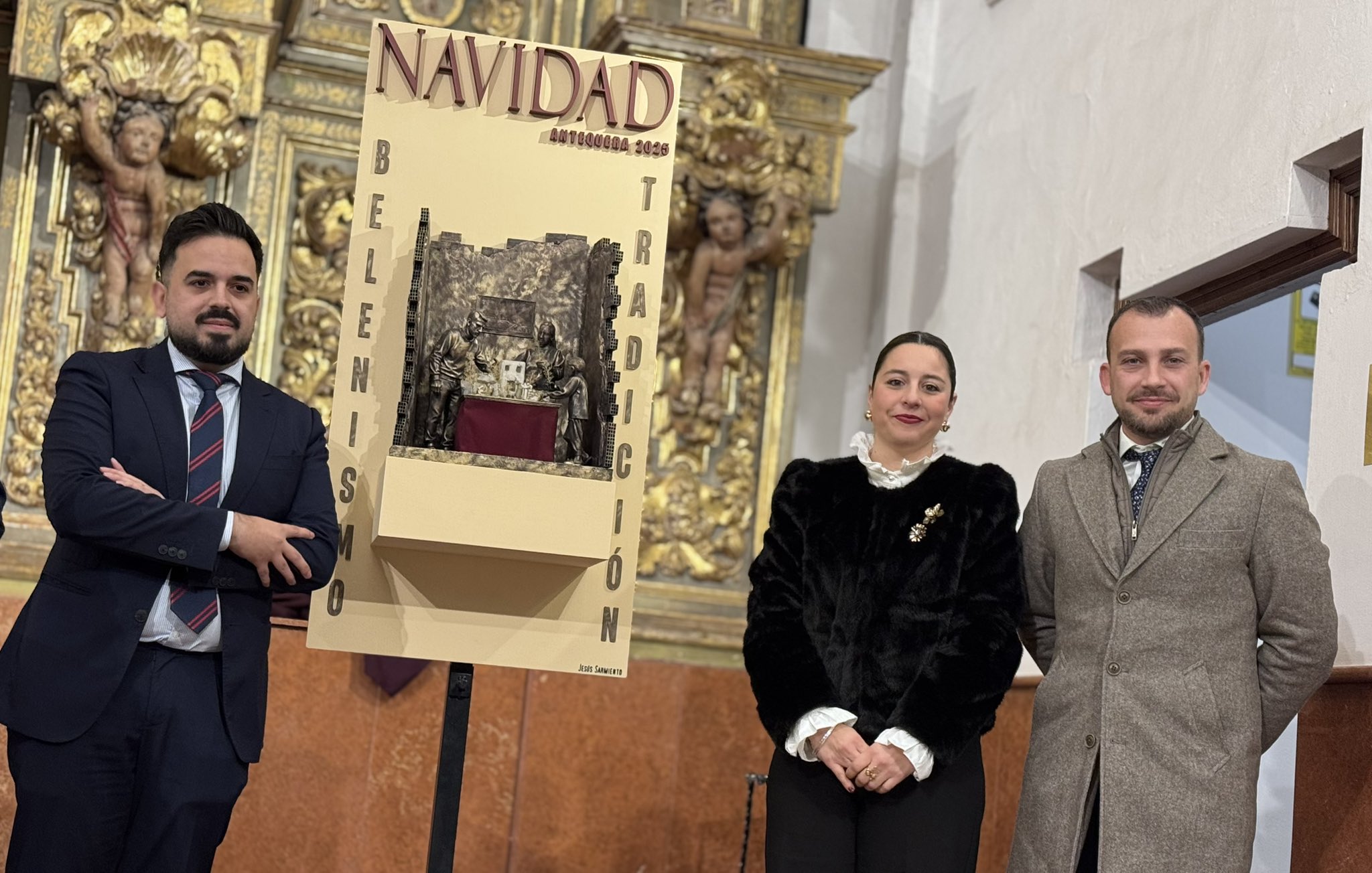 Jesús Sarmiento anuncia la Navidad de Antequera con un cartel cargado de belenismo y tradición 3 ANTEQUERA Belenismo y tradicion de la mano de Jesus Sarmiento en el cartel de la Navidad de Antequera 2025