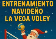 El pabellón Agustín Rodríguez se vestirá de Navidad con el tradicional entrenamiento navideño de La Vega Vóley