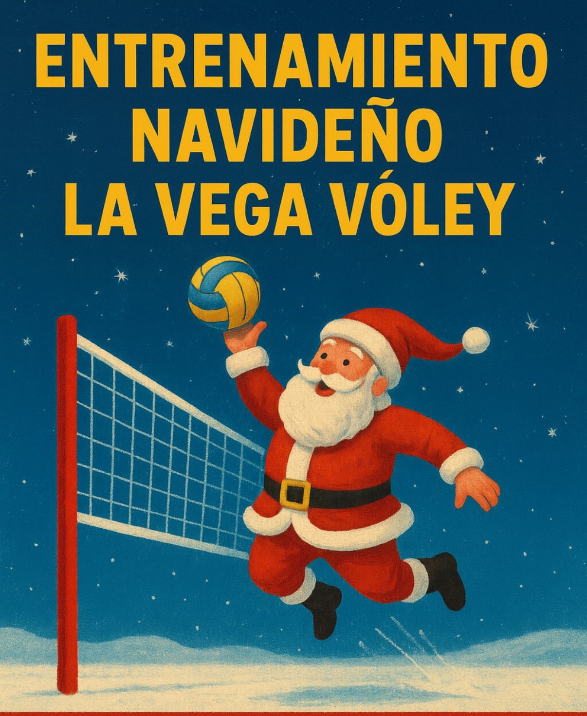 El pabellón Agustín Rodríguez se vestirá de Navidad con el tradicional entrenamiento navideño de La Vega Vóley 5 Entrenamiento Navideno