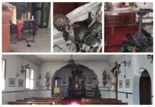 Un fallo eléctrico en las luces de un belén provoca un incendio en la Iglesia de Cartaojal