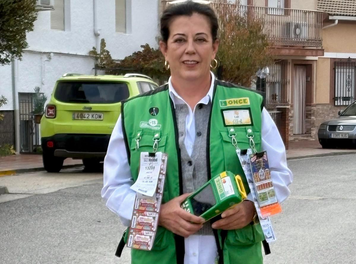 Lluvia de millones en Antequera con el Cuponazo de la ONCE 5 Maria Dolores Pacheco