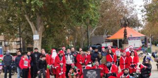 GALERÍA | Papanoelada solidaria en Antequera