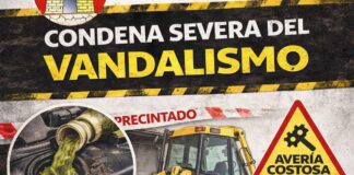 El Ayuntamiento de Cañete la Real denuncia un «grave» acto de vandalismo contra la maquinaria municipal