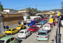 Éxito rotundo en la II Concentración de Coches Clásicos de Cuevas Bajas