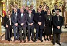 Juan Manuel Vegas toma posesión como presidente de la Agrupación de Cofradías de Semana Santa de Antequera
