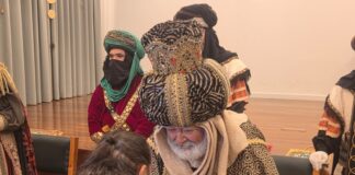 GALERÍA | Los Reyes Magos visitan las residencias de mayores de Antequera