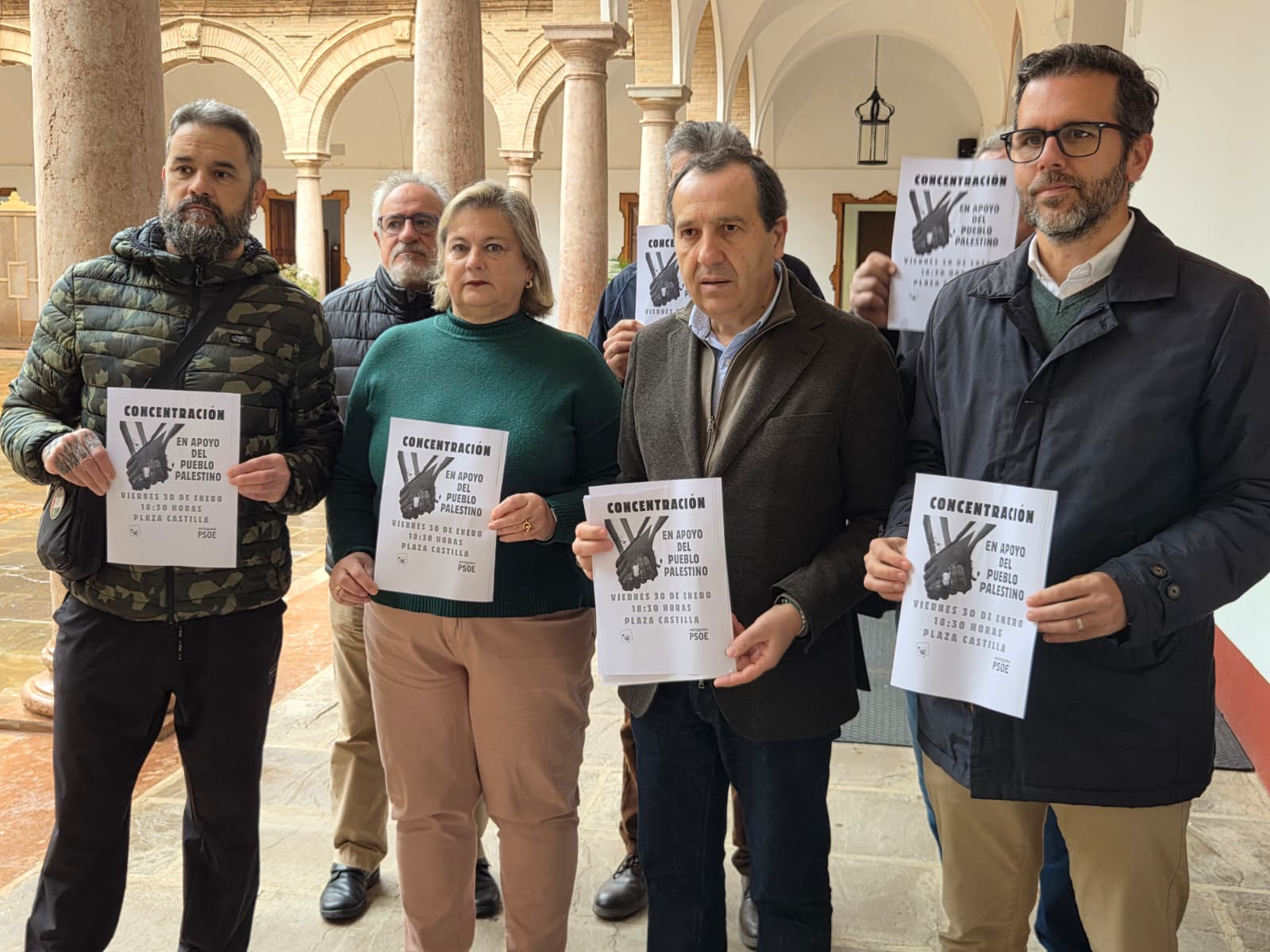 PSOE e IU convocan una nueva concentración en apoyo al pueblo palestino en Antequera 1 WhatsApp Image 2026 01 28 at 10.38.14