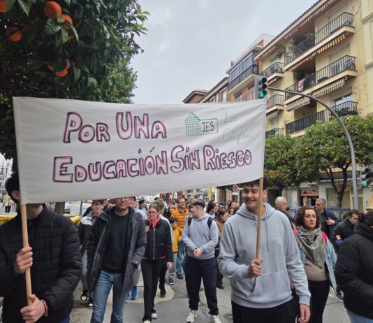 Indignación en el IES Los Colegiales por el estado del centro: «No puede pasar una desgracia para que se actúe»