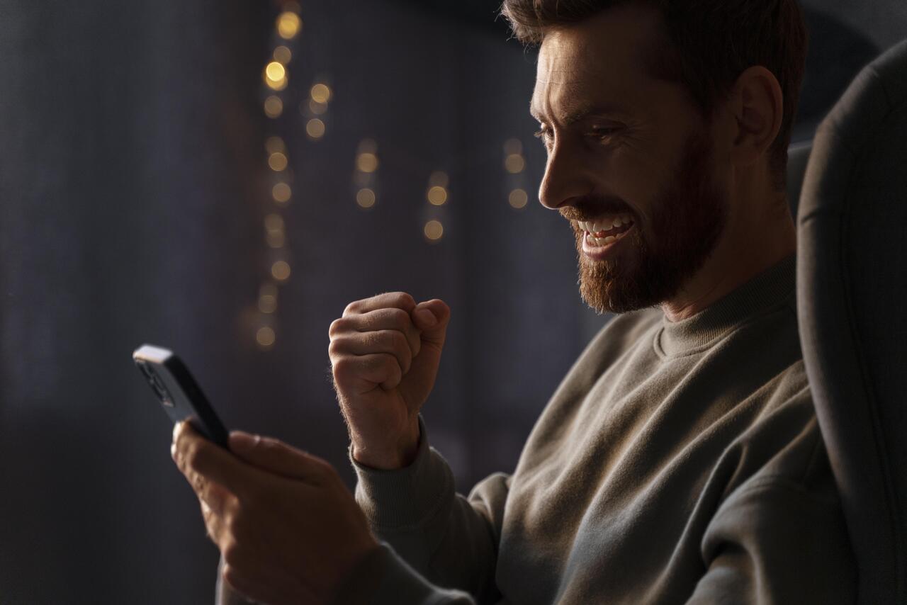 close up young adult enjoying home comfort